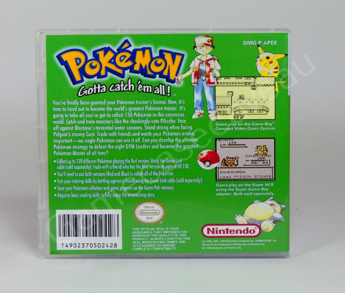 Pokemon Green - GB Replacement Case
