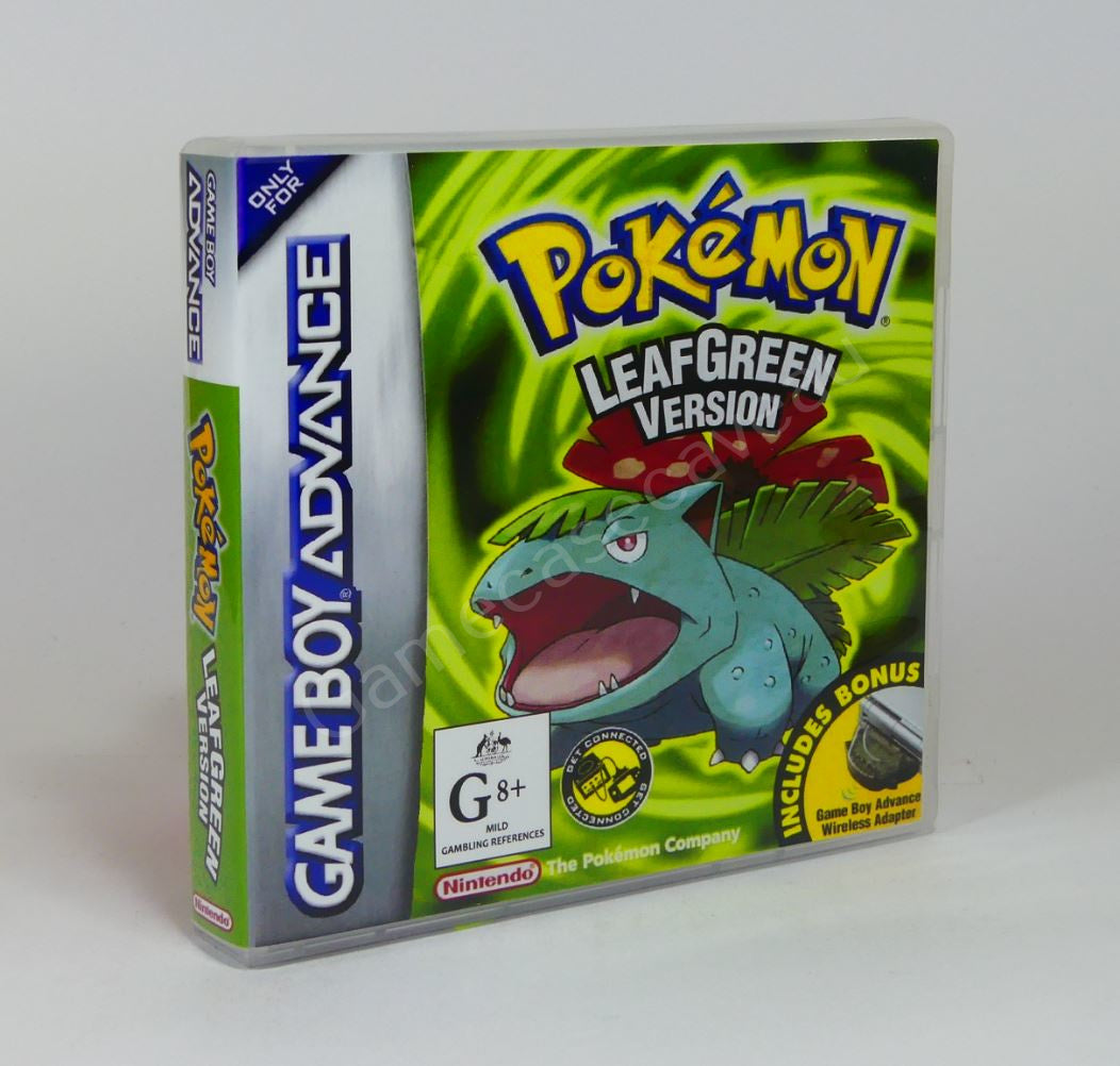 Pokemon Leaf Green - GBA Replacement Case