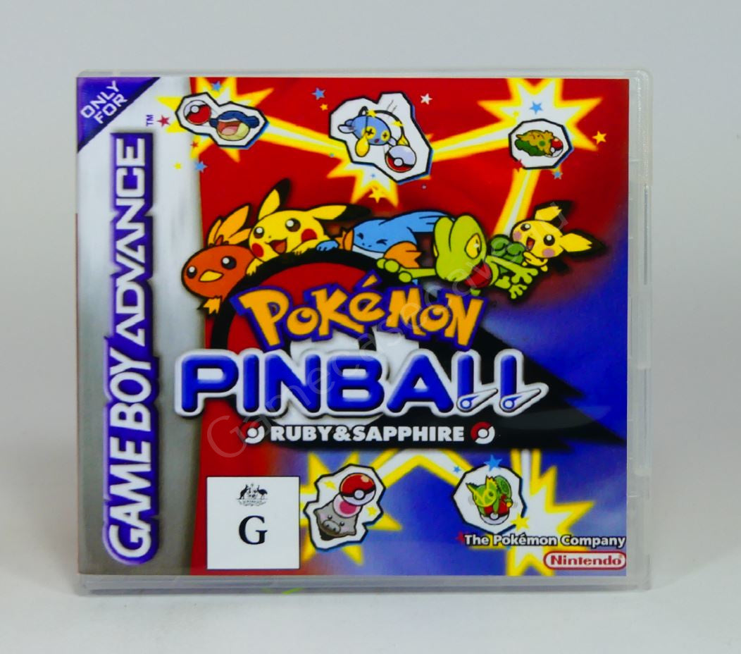 Pokemon Pinball Ruby & Sapphire - GBA Replacement Case