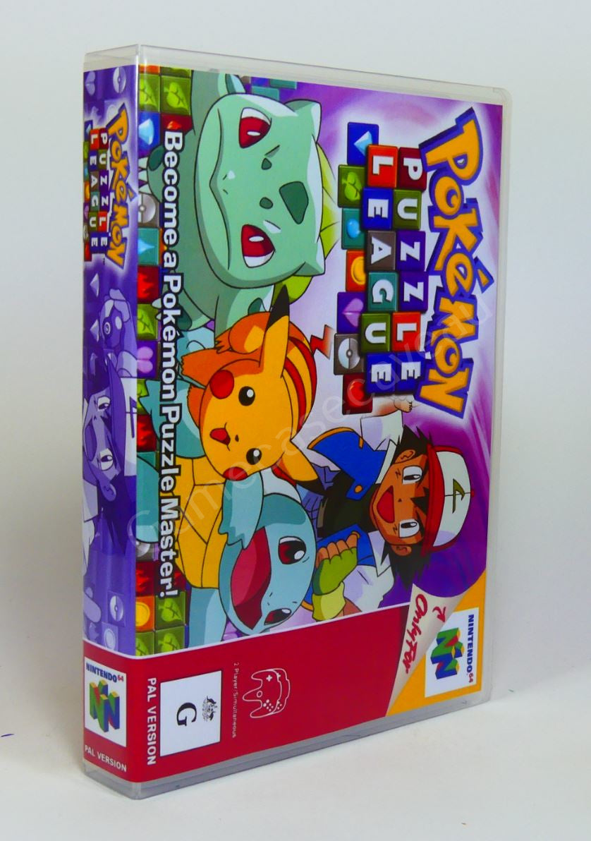 Pokemon Puzzle League - N64 Replacement Case