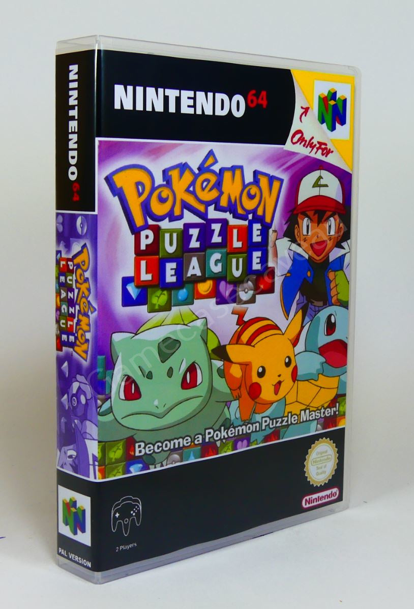 Pokemon Puzzle League - N64 Replacement Case