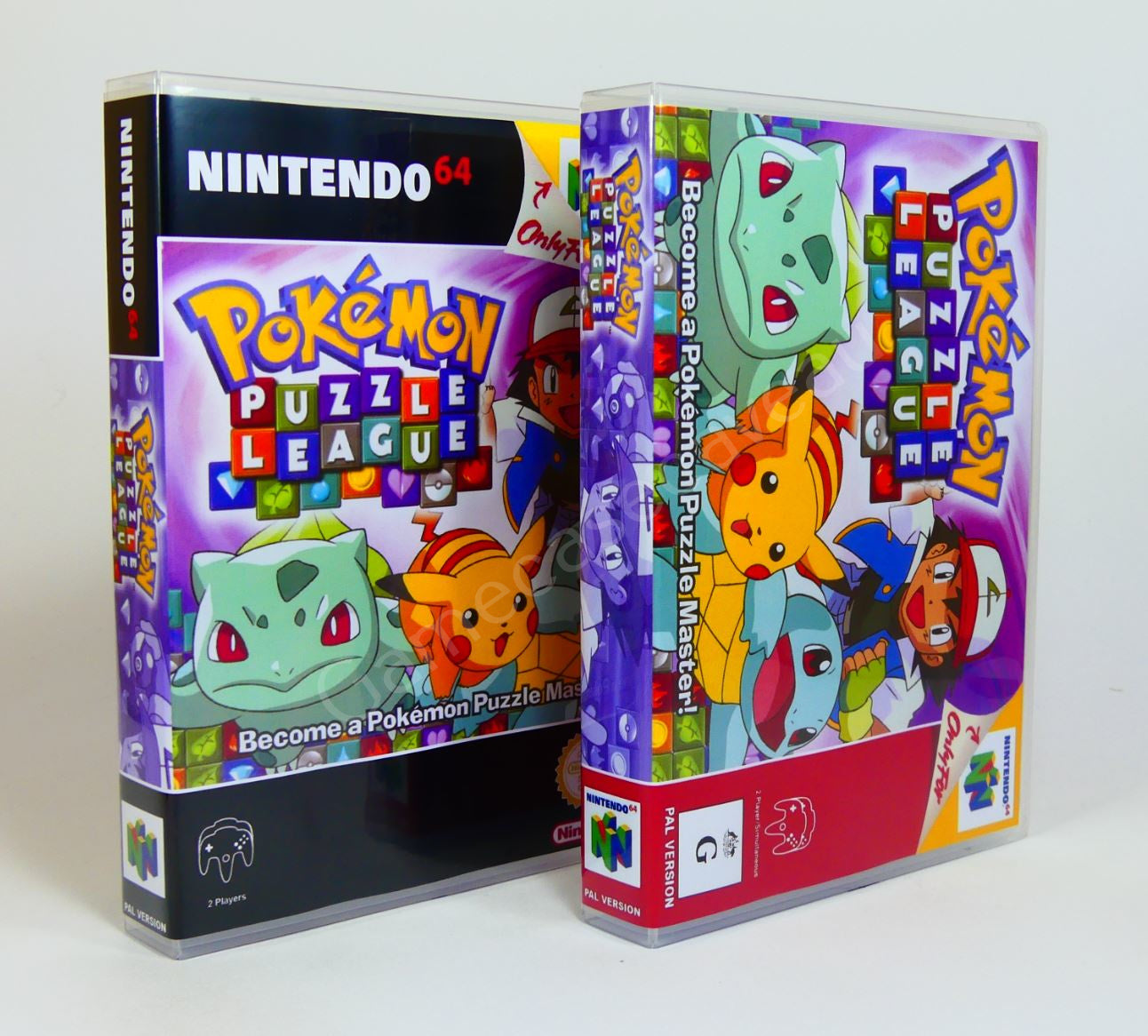 Pokemon Puzzle League - N64 Replacement Case