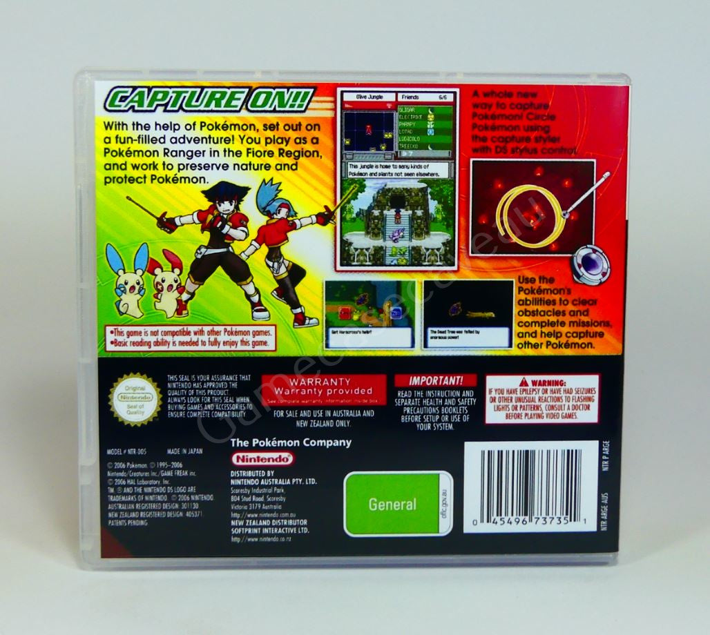 Pokemon Ranger - DS Replacement Case