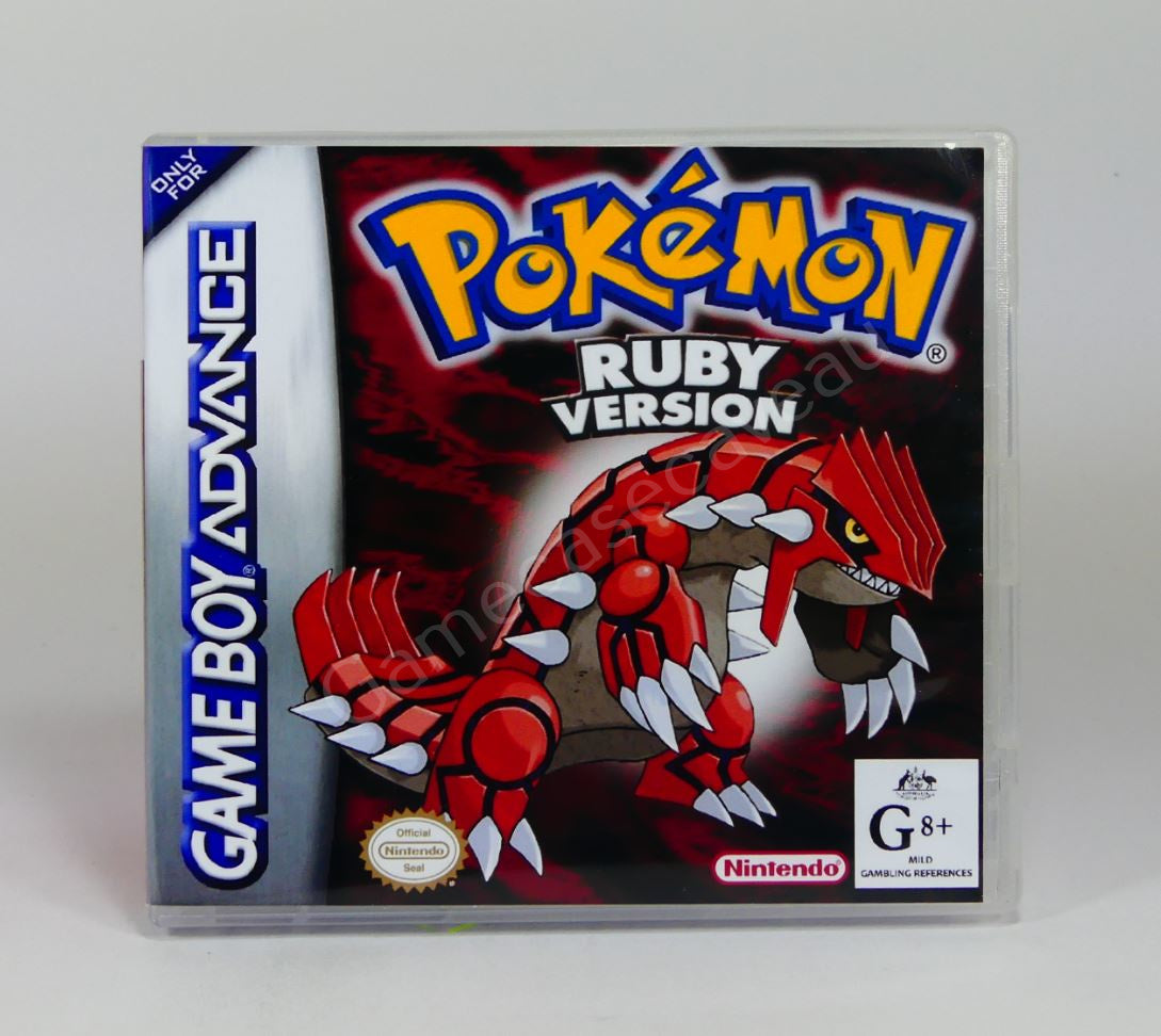 Pokemon Ruby - GBA Replacement Case