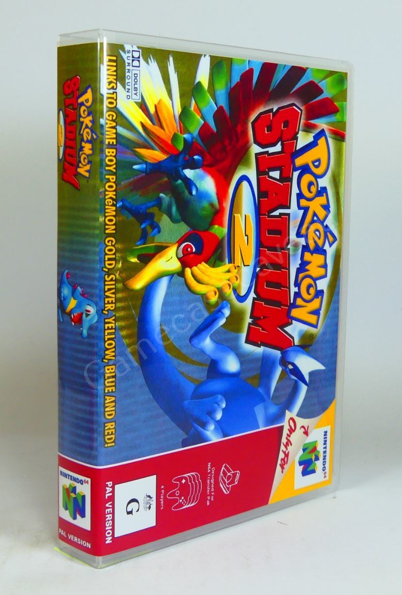 Pokemon Stadium 2 - N64 Replacement Case