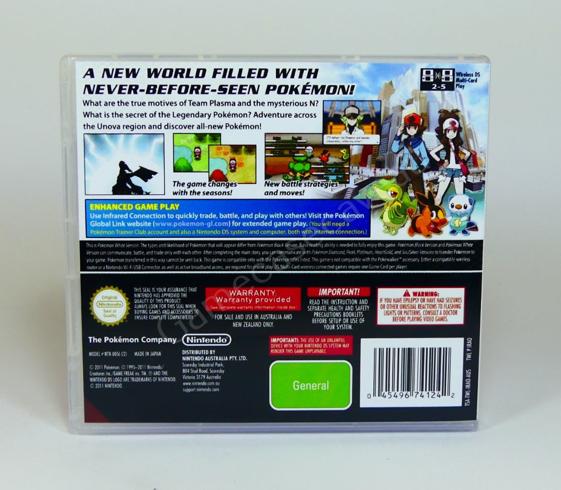 Pokemon White - DS Replacement Case