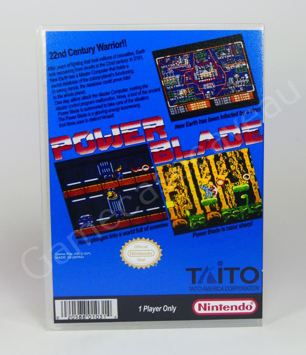 Power Blade - NES Replacement Case