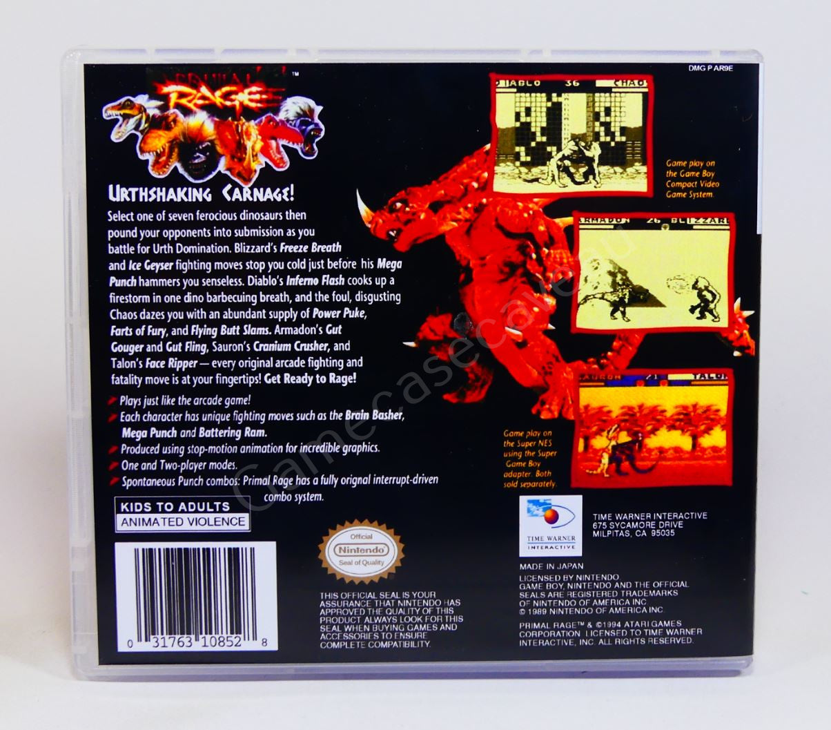 Primal Rage - GB Replacement Case