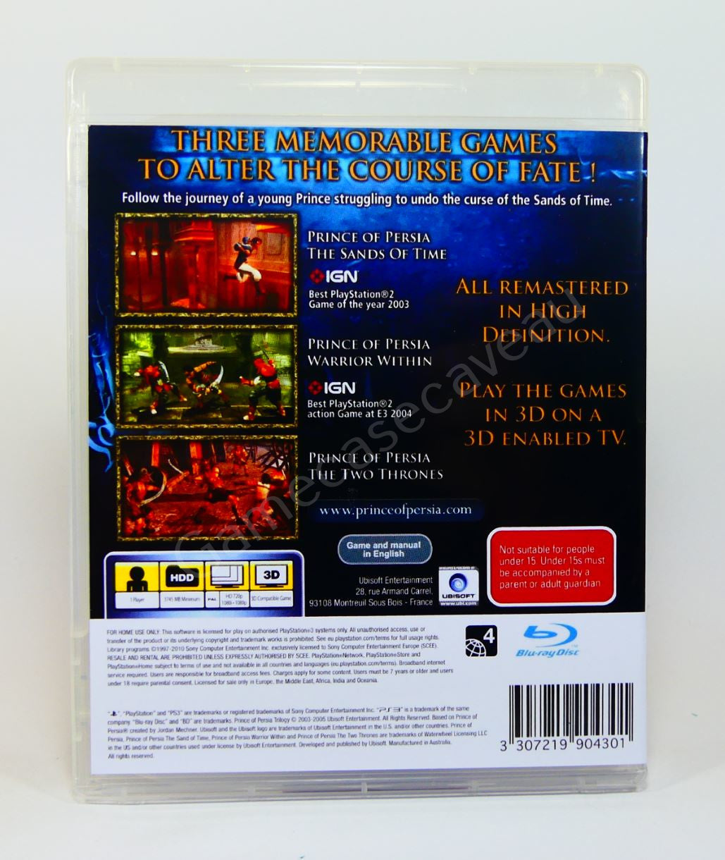Prince of Persia Trilogy - PS3 Replacement Case