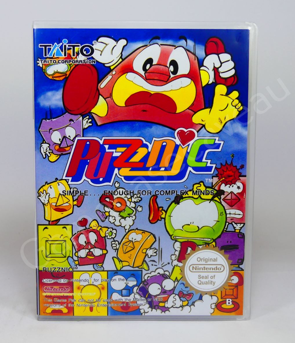 Puzznic - NES Replacement Case