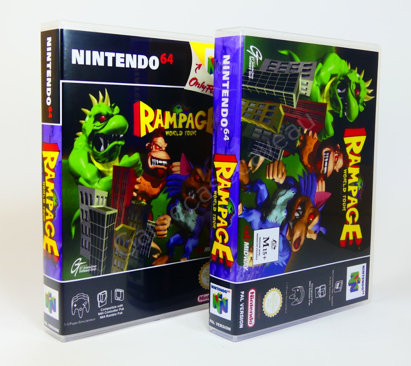 Rampage World Tour - N64 Replacement Case