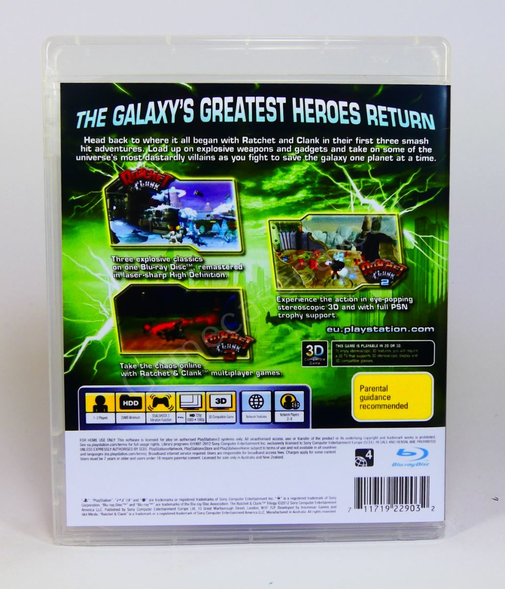 Ratchet & Clank Trilogy - PS3 Replacement Case