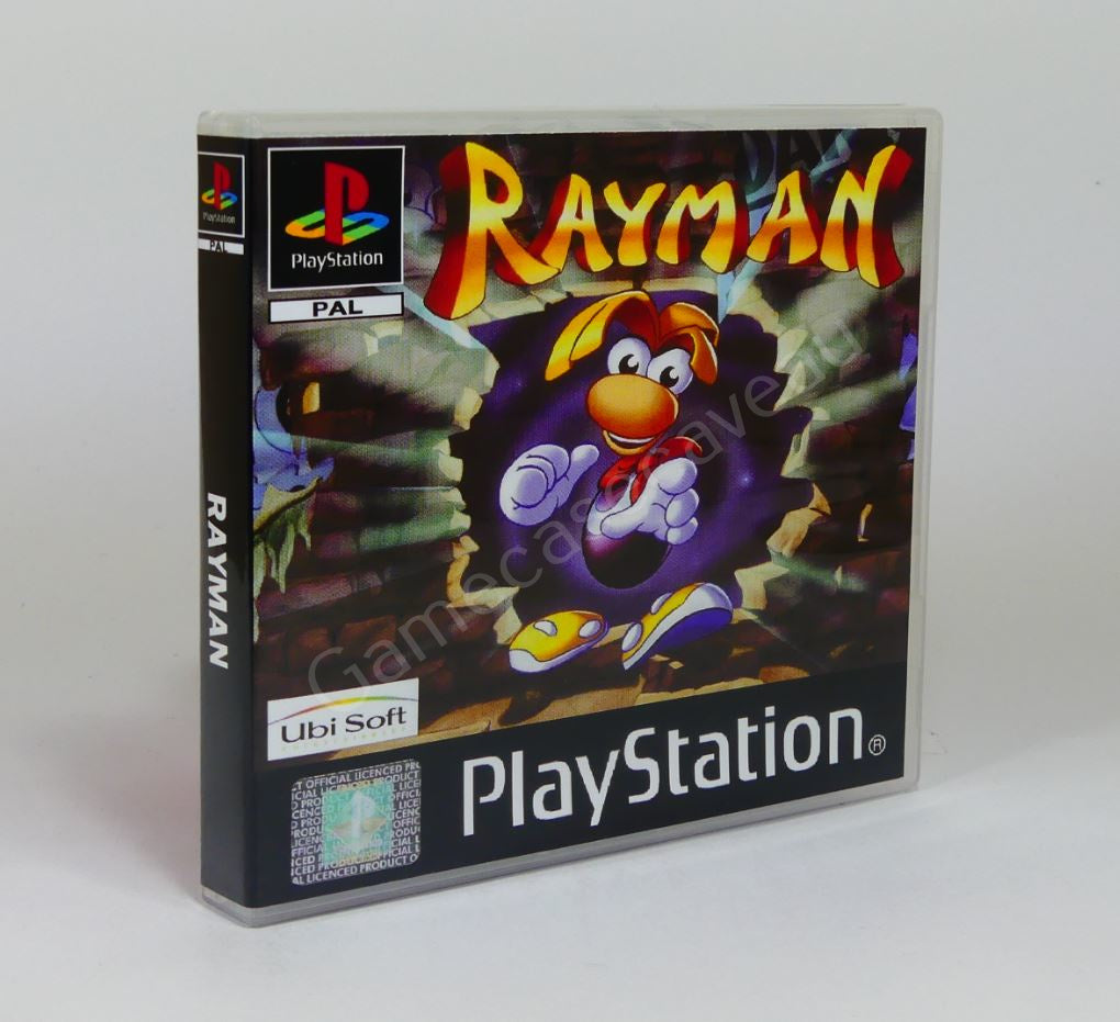 Rayman - Ps1 Replacement Case – Gamecasecaveau