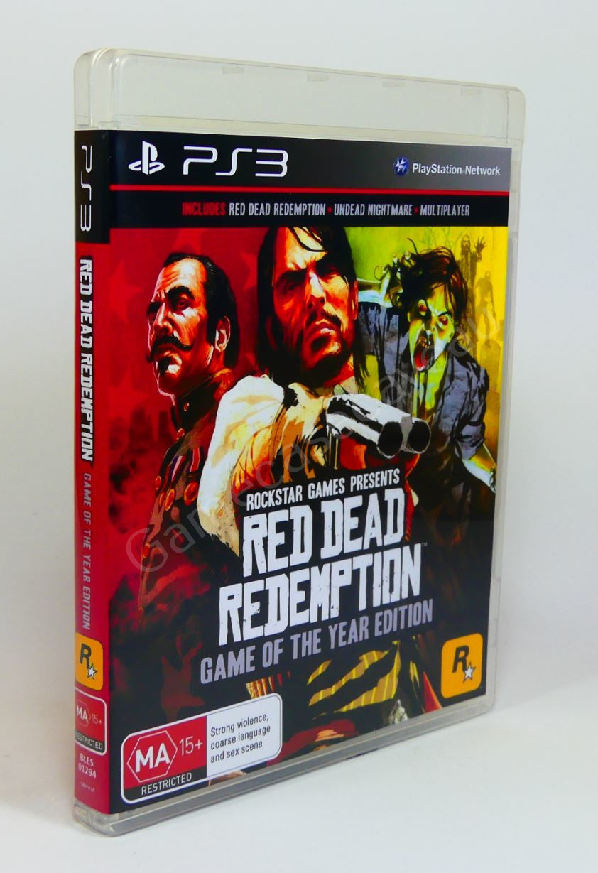 Red Dead Redemption Game of the Year Edition - PS3 Replacement Case