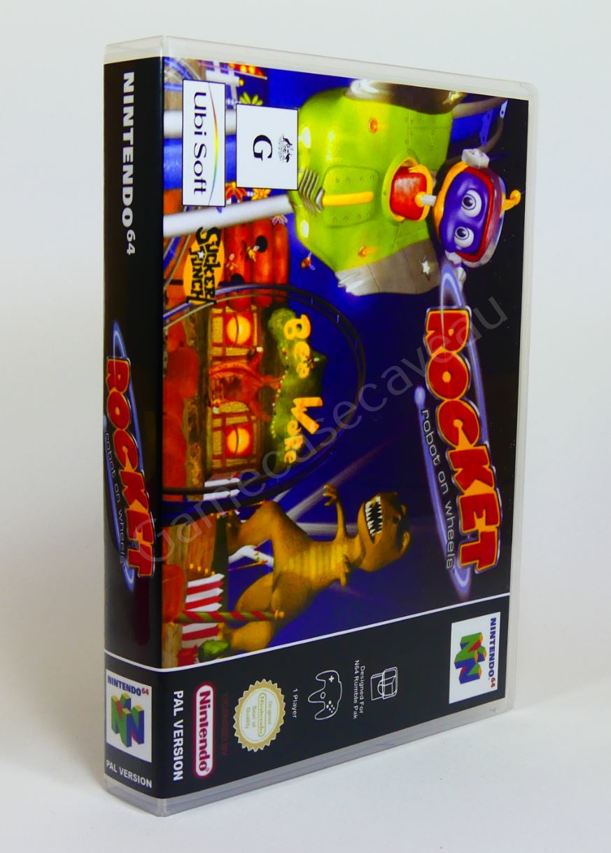 Rocket Robot on Wheels - N64 Replacement Case