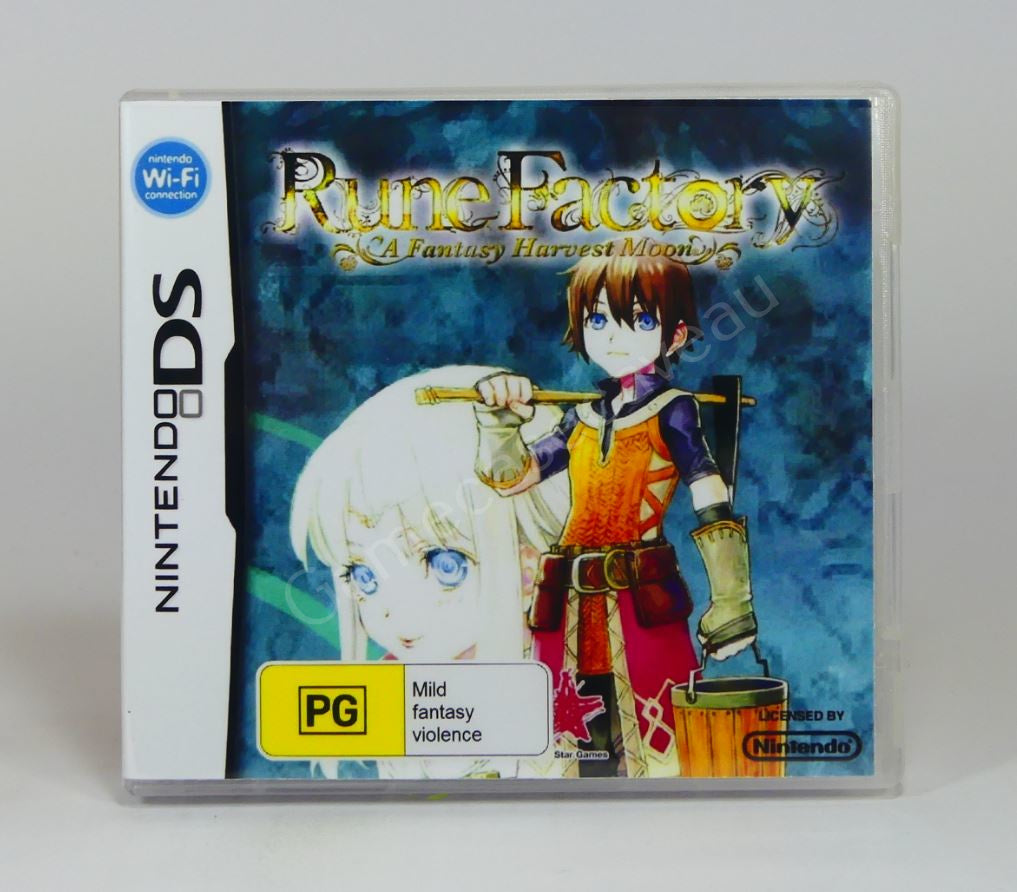 Rune Factory - DS Replacement Case