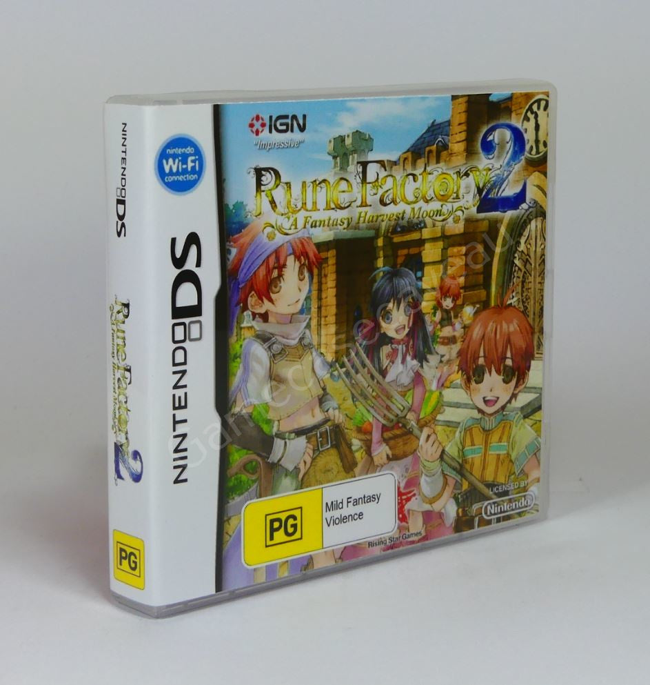 Rune Factory 2 - DS Replacement Case