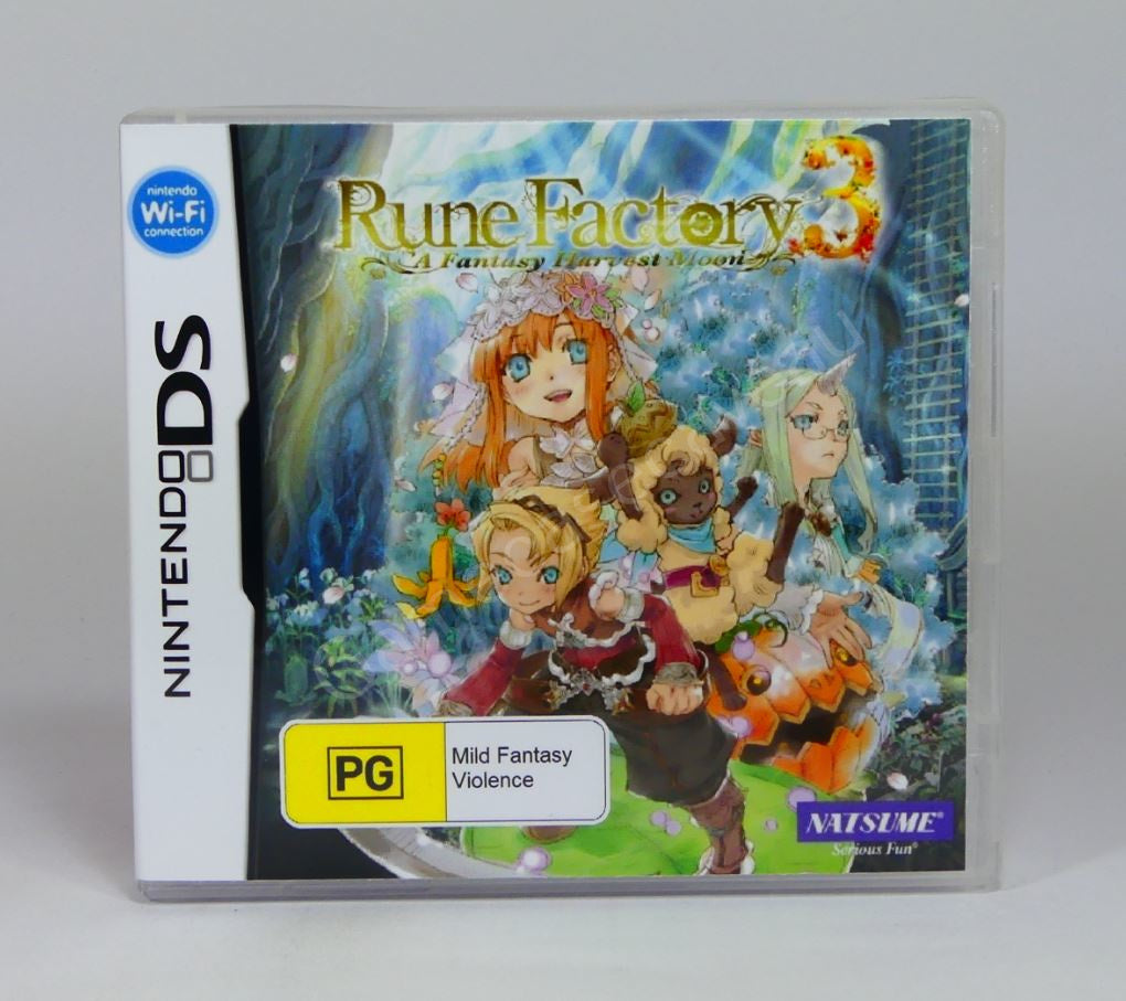 Rune Factory 3 - DS Replacement Case