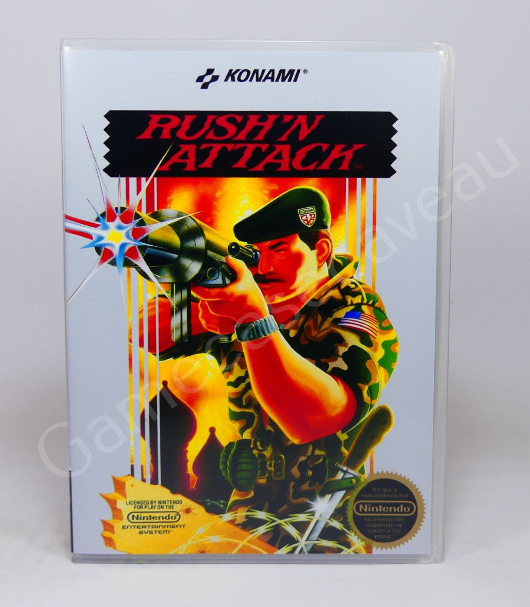 Rush 'n Attack - NES Replacement Case