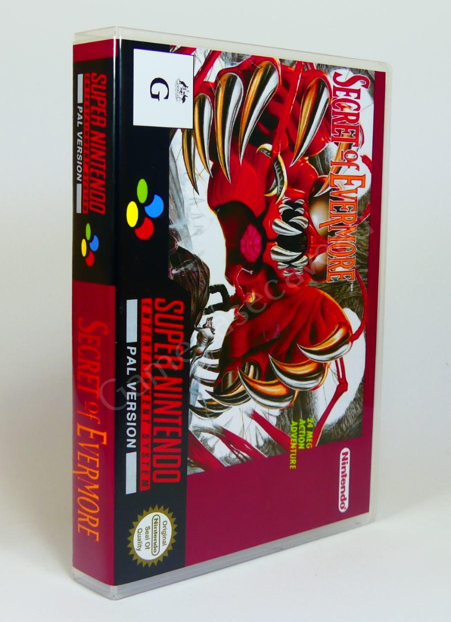 Secret of Evermore - SNES Replacement Case