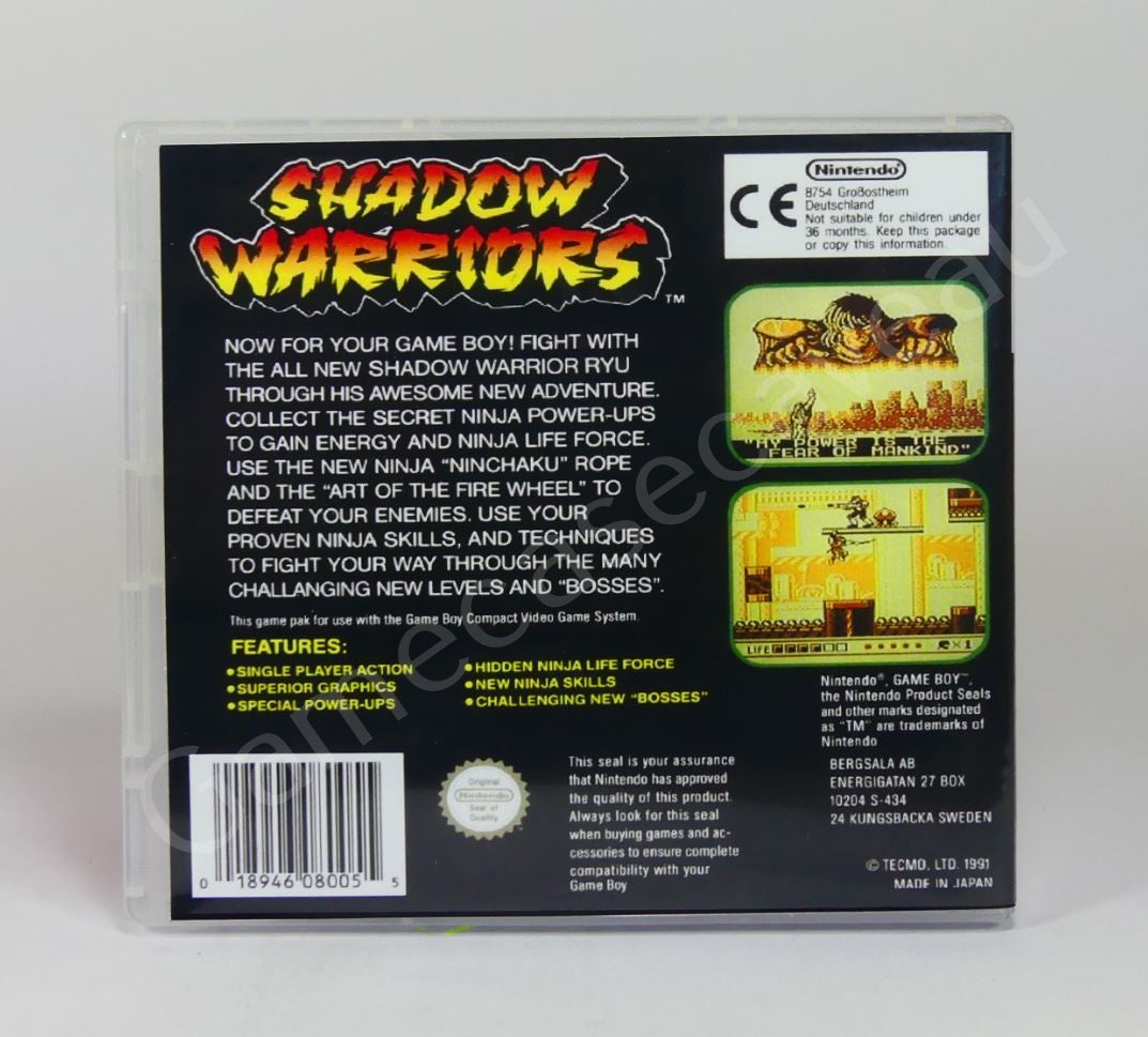 Shadow Warriors - GB Replacement Case