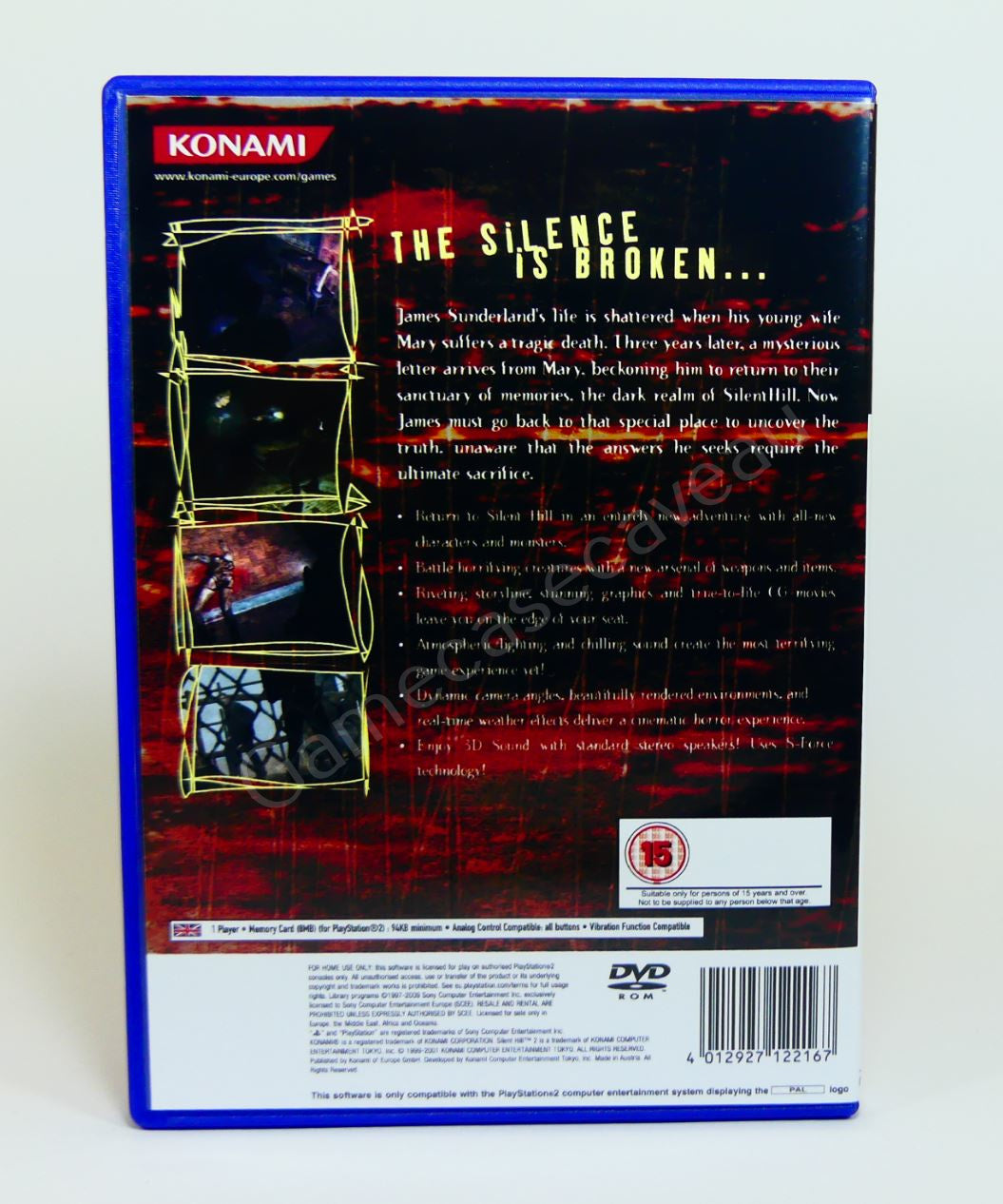 Silent Hill 2 - PS2 Replacement Case