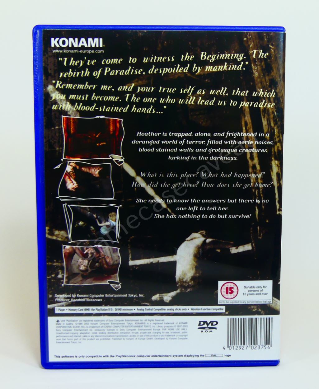 Silent Hill 3 - PS2 Replacement Case