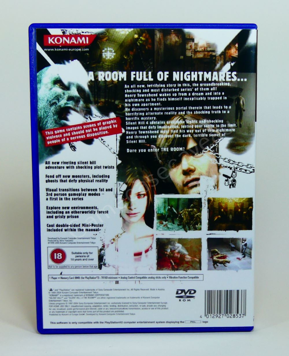 Silent Hill 4 - PS2 Replacement Case