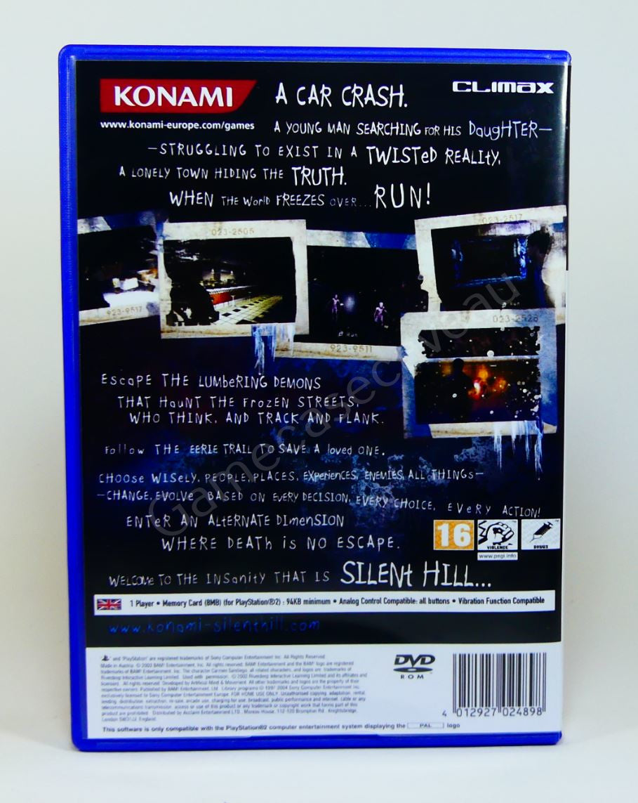 Silent Hill Shattered Memories - PS2 Replacement Case