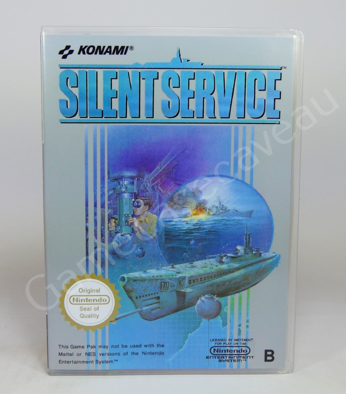 Silent Service - NES Replacement Case