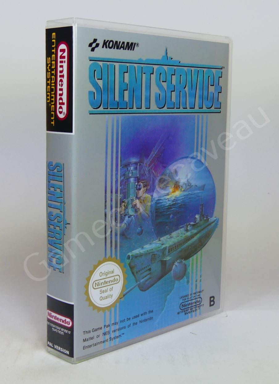 Silent Service - NES Replacement Case