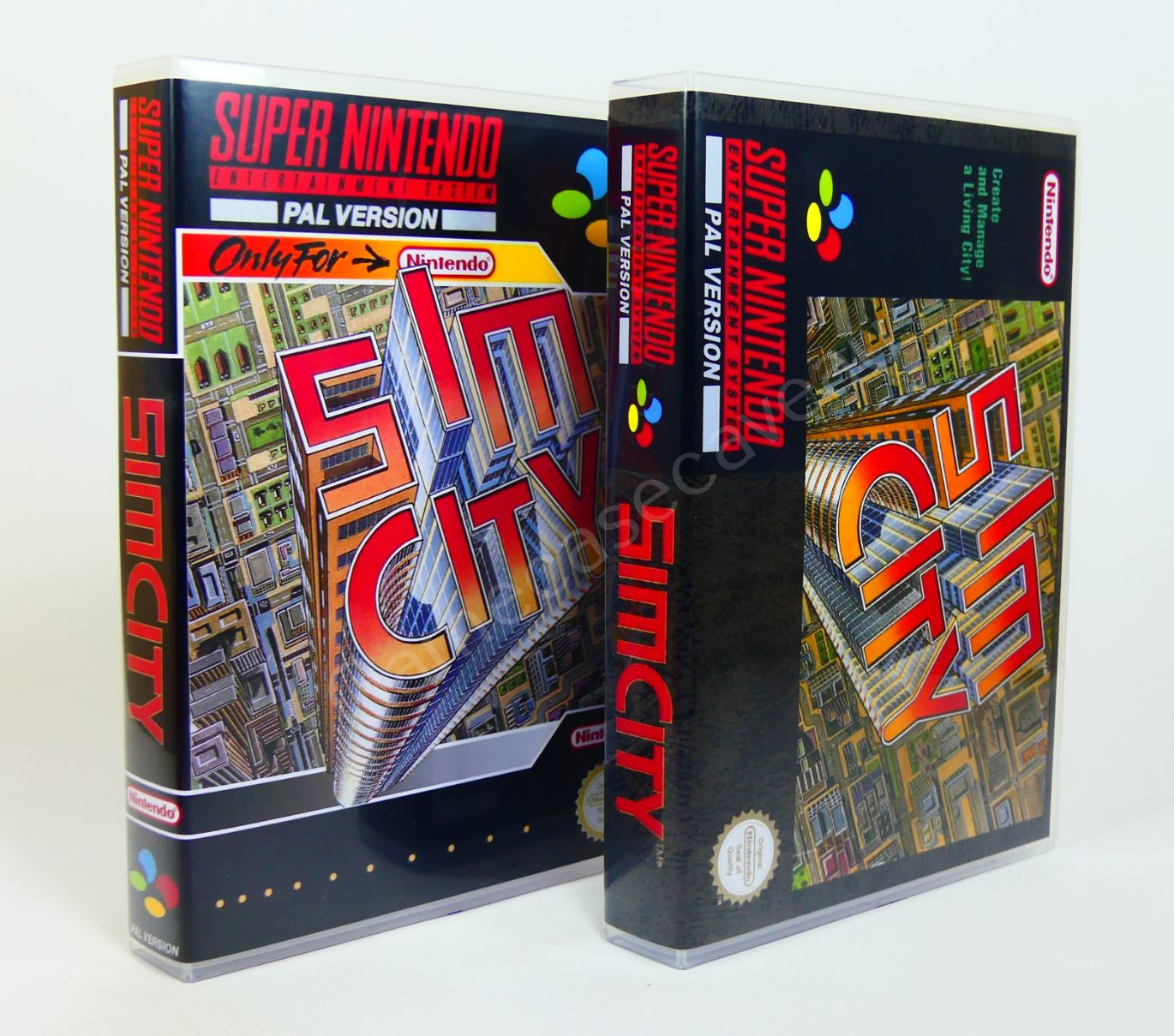 Sim City - SNES Replacement Case