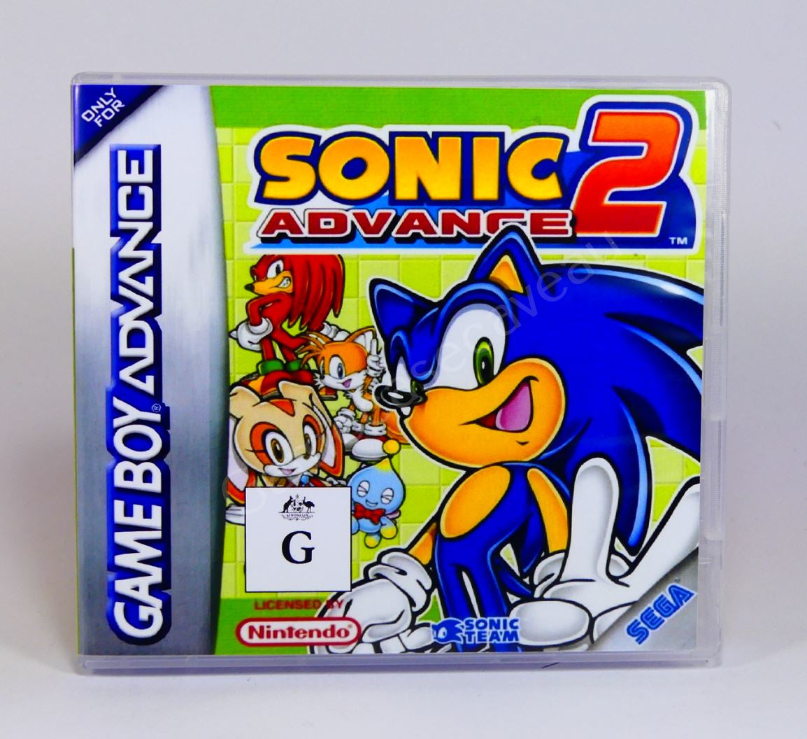 Sonic Advance 2 - GBA Replacement Case