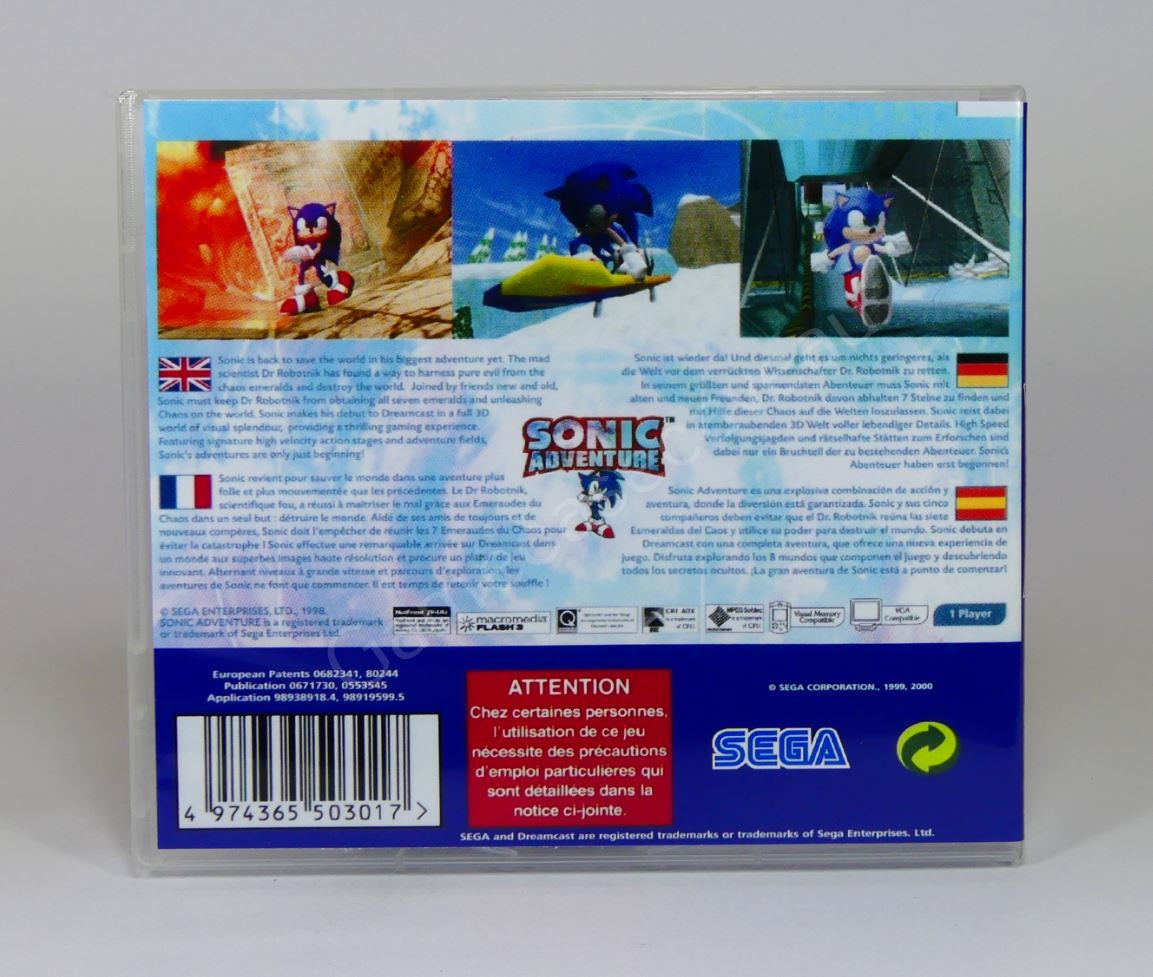 Sonic Adventure - DC Replacement Case