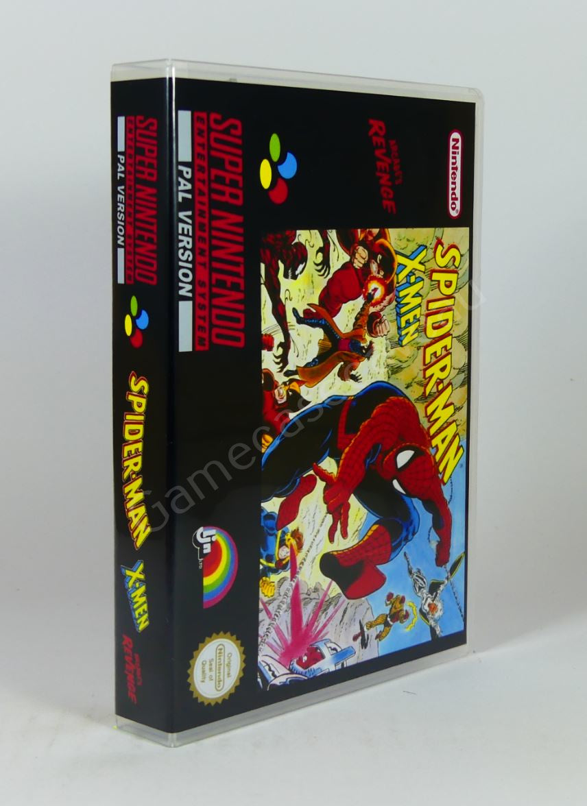Spider-Man X-Men Arcades Revenge - SNES Replacement Case
