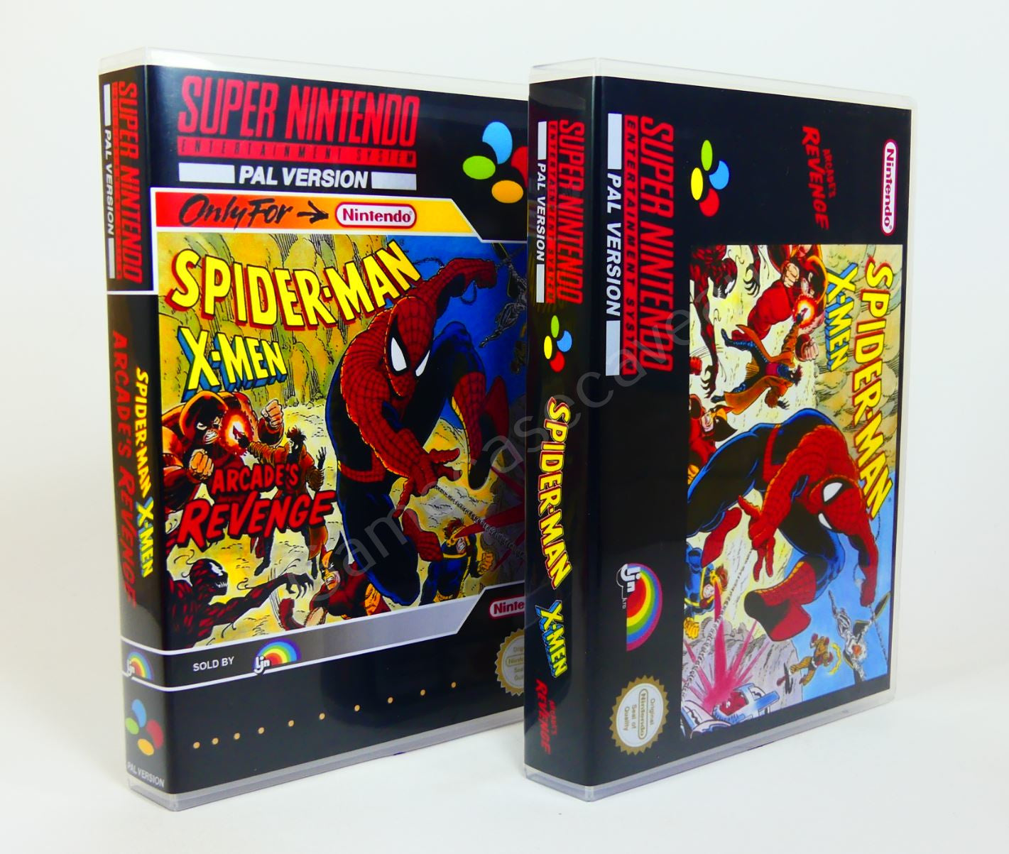 Spider-Man X-Men Arcades Revenge - SNES Replacement Case