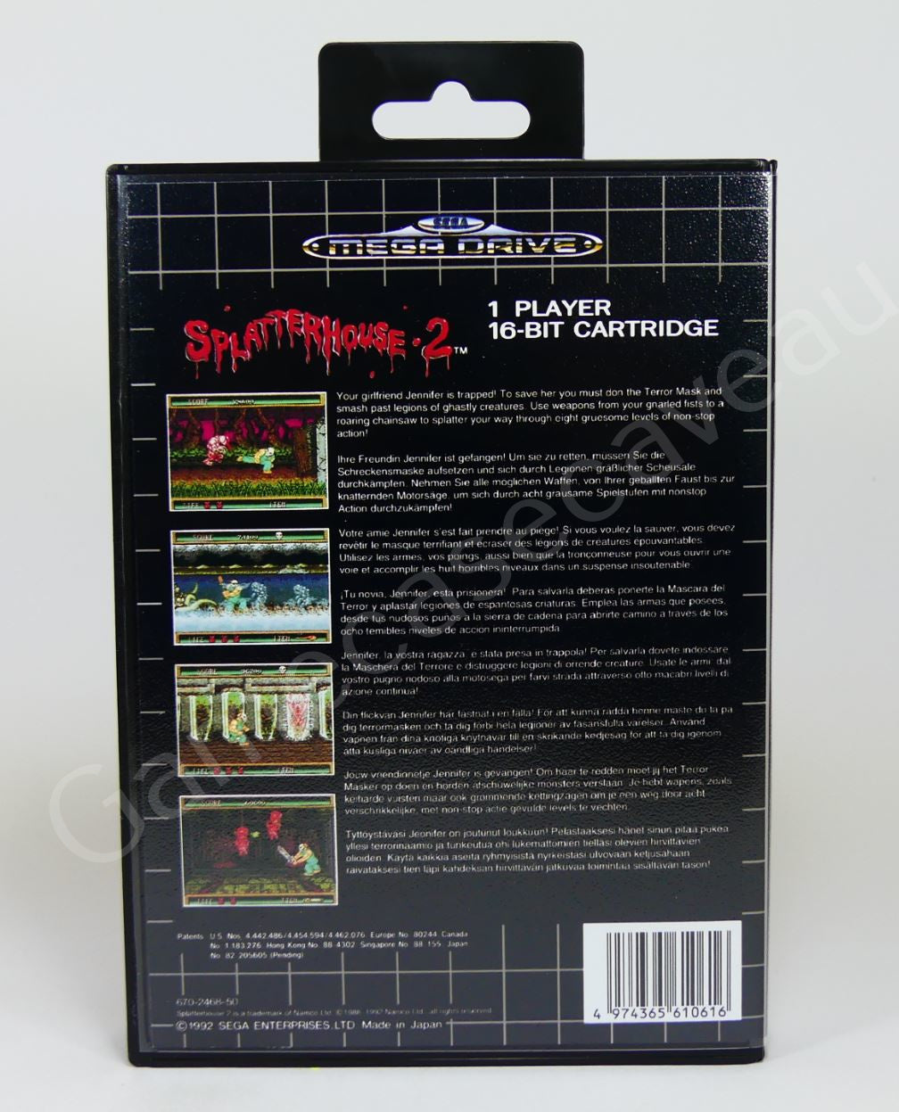 Splatterhouse 2 - SMD Replacement Case