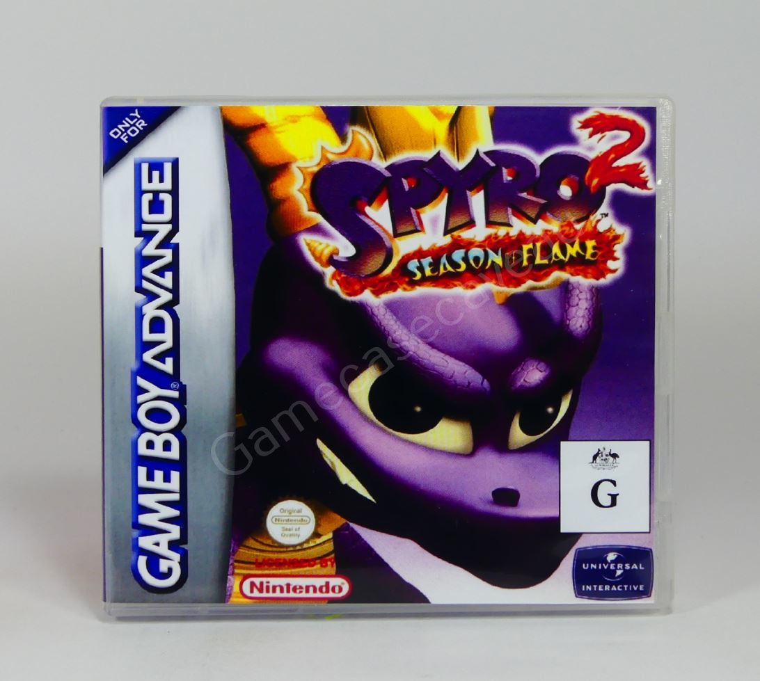 Spyro 2 Season of Flame - GBA Replacement Case