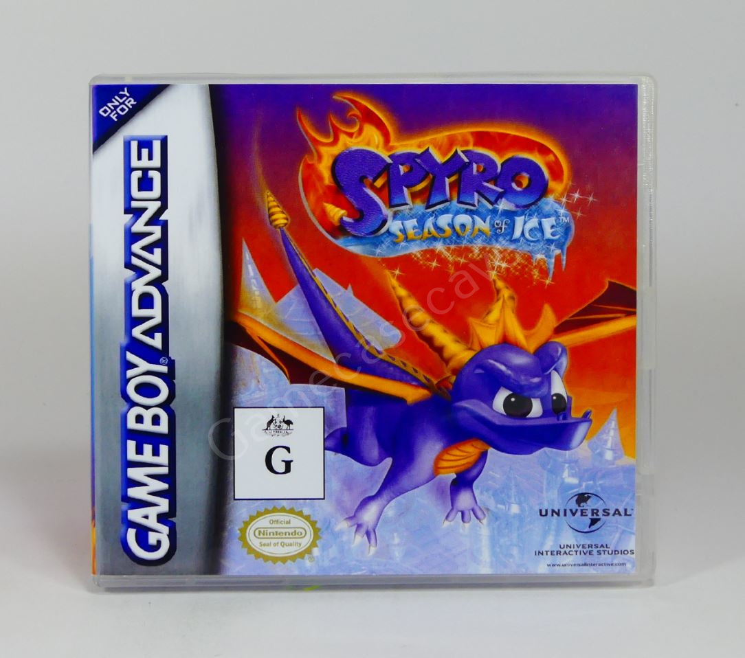 Spyro Season of Ice - GBA Replacement Case