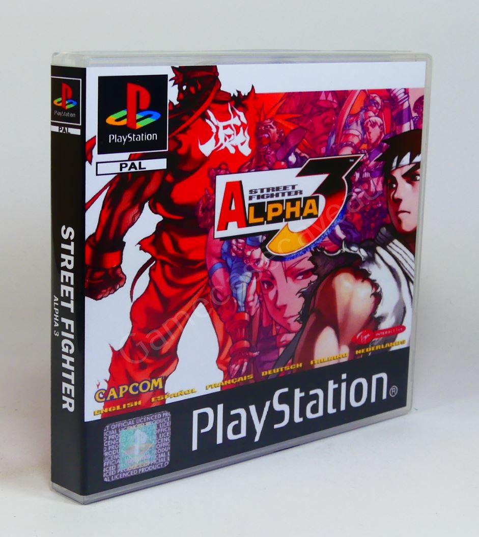 Street Fighter Alpha 3 - Ps1 Replacement Case – Gamecasecaveau