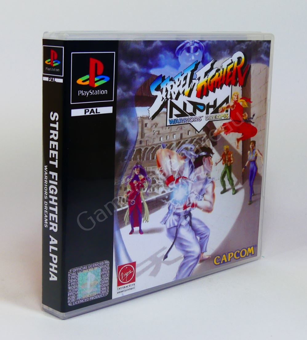 Street Fighter Alpha Warriors Dreams - PS1 Replacement Case