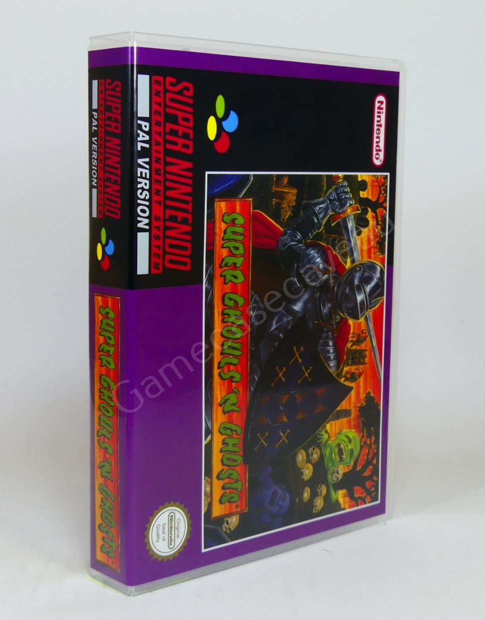 Super Ghouls 'n Ghosts - SNES Replacement Case