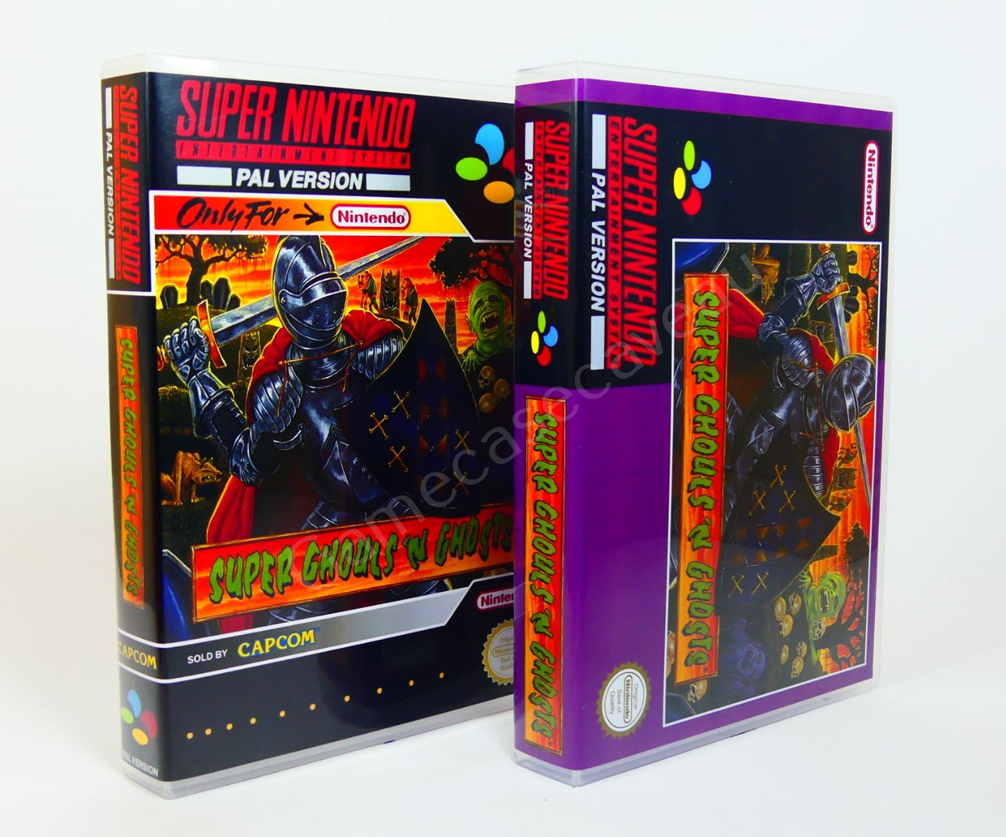 Super Ghouls 'n Ghosts - SNES Replacement Case