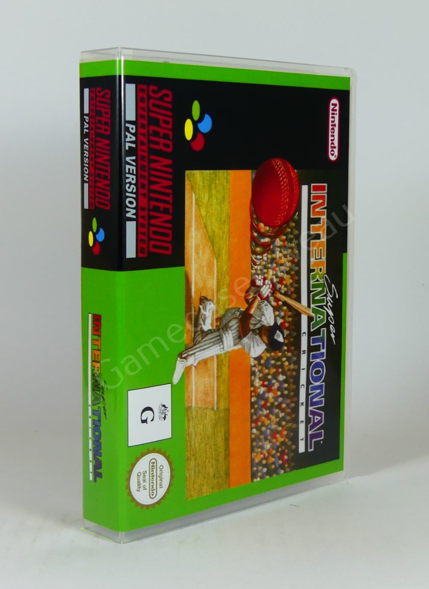 Super International Cricket - SNES Replacement Case