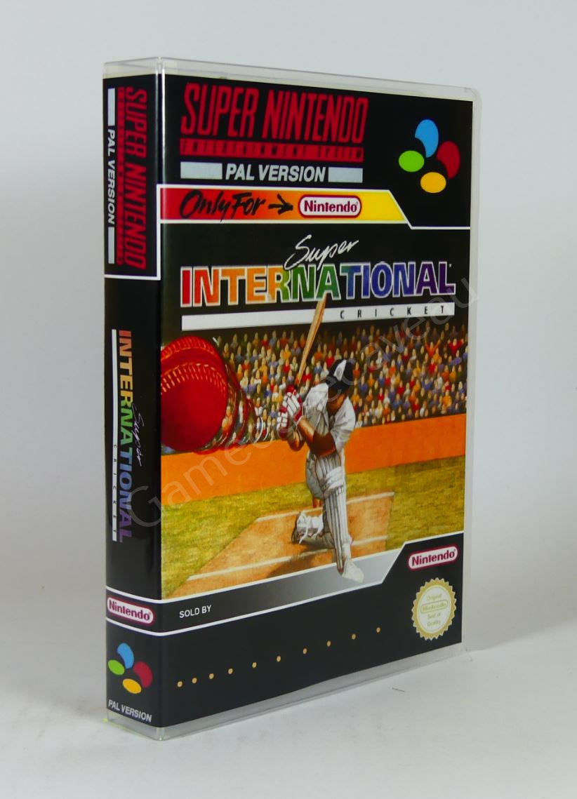 Super International Cricket - SNES Replacement Case