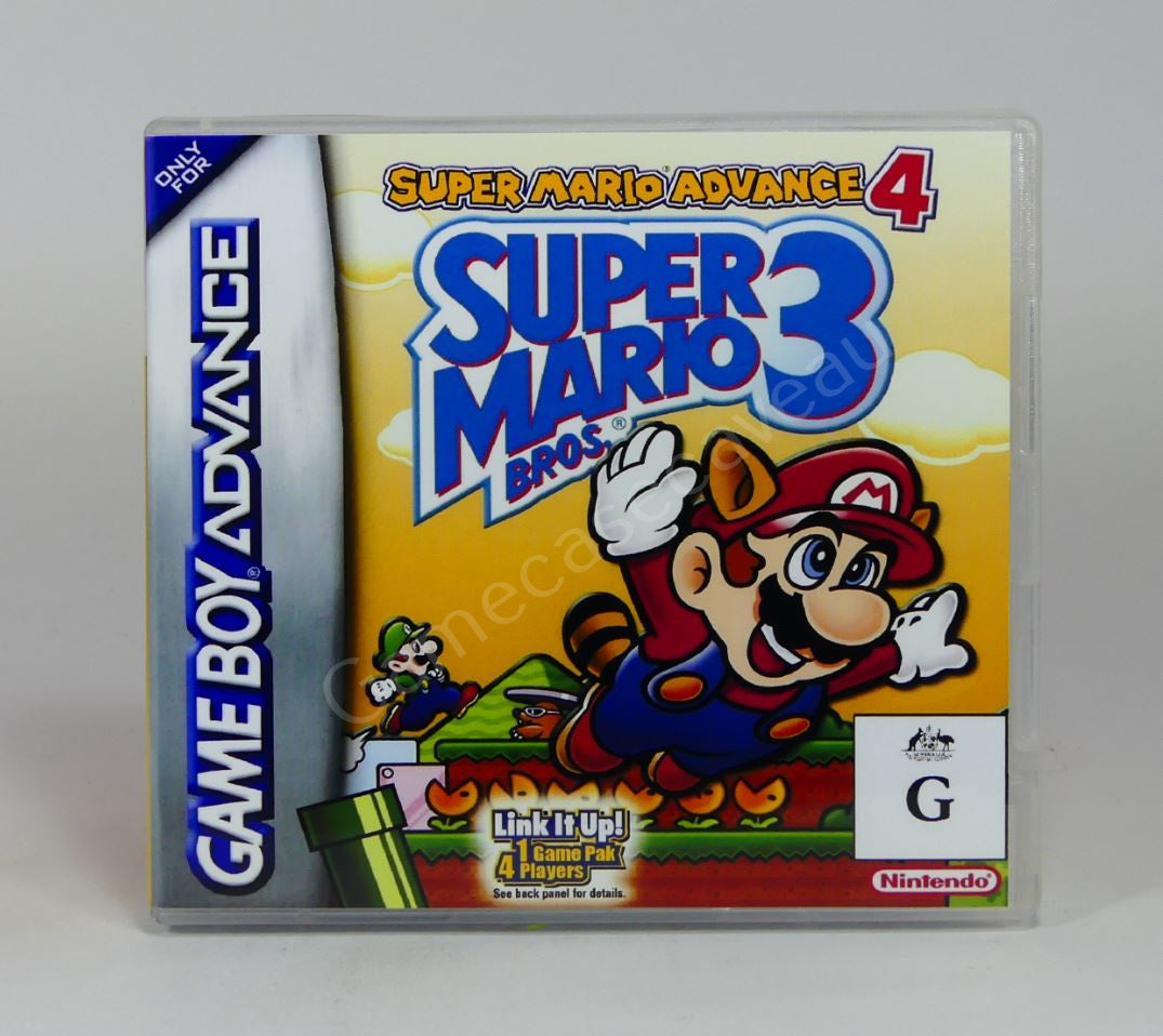 Super Mario Advance 4 Super Mario 3 - GBA Replacement Case