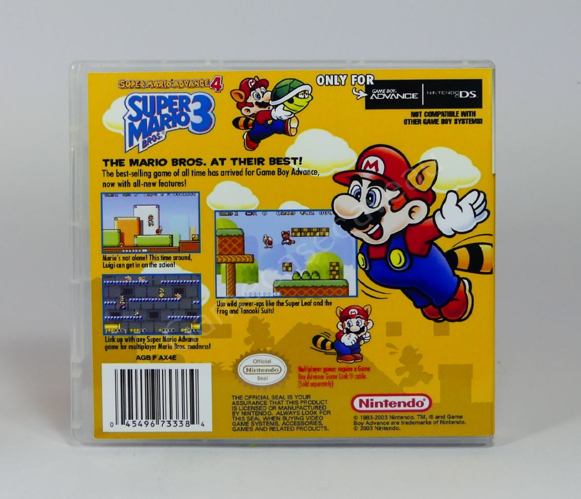 Super Mario Advance 4 Super Mario 3 - GBA Replacement Case