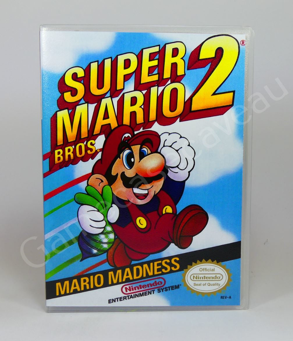 Super Mario Bros 2 - NES Replacement Case