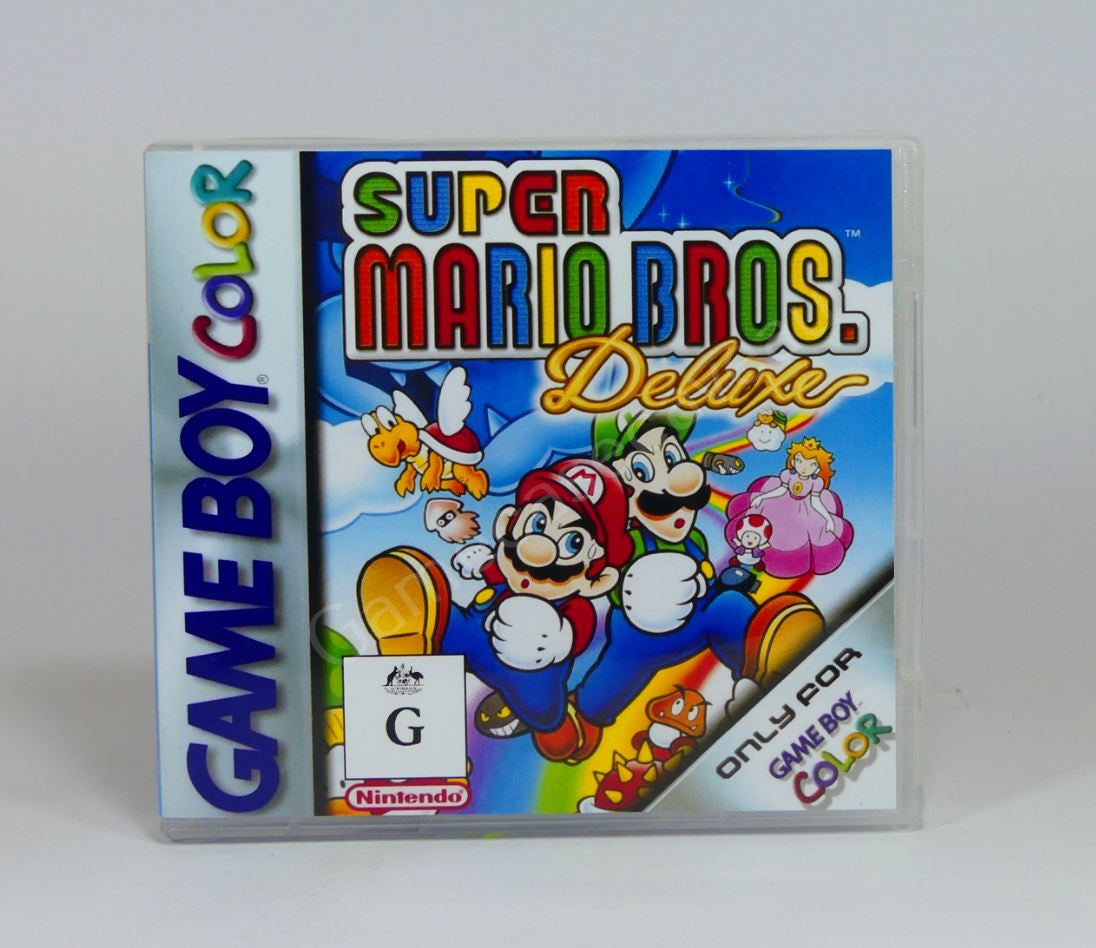 Super Mario Bros Deluxe - GBC Replacement Case
