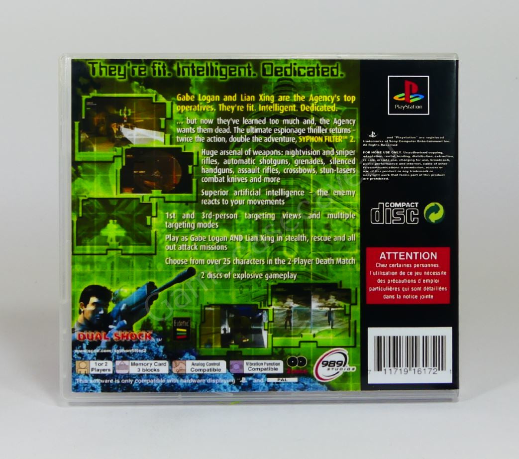 Syphon Filter 2 - PS1 Replacement Case
